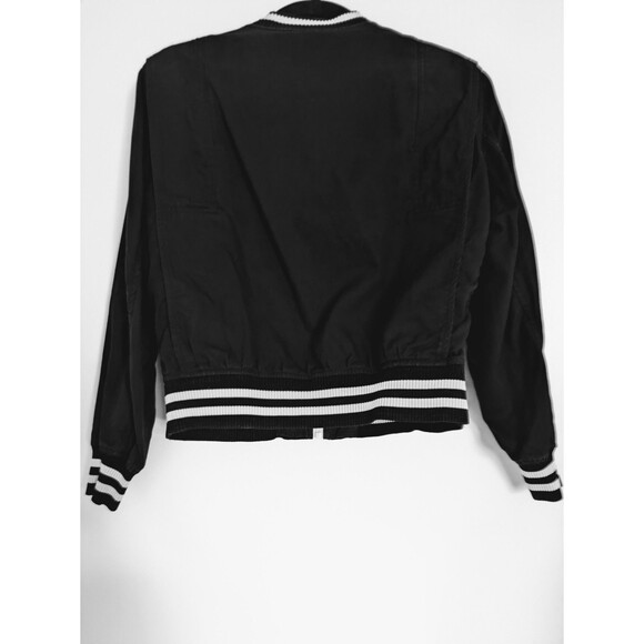 Isabel Marant Track Jacket Black & White Sz 40 Bomber - Picture 2 of 4